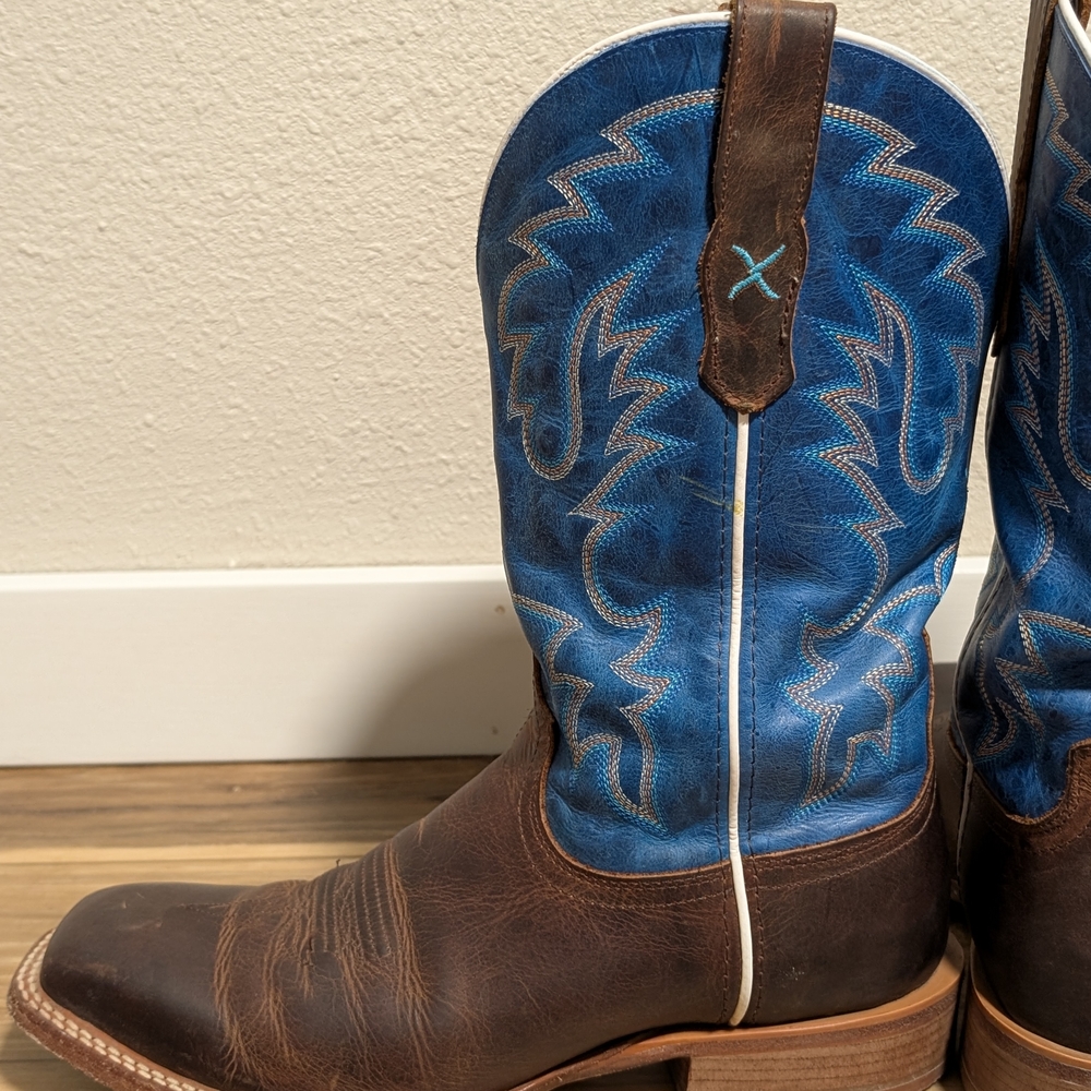 Men's Twisted X Square Toe Cowboy Boots - Picture 7 of 11